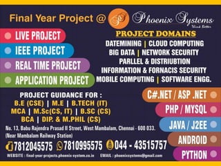 best project center in chennai