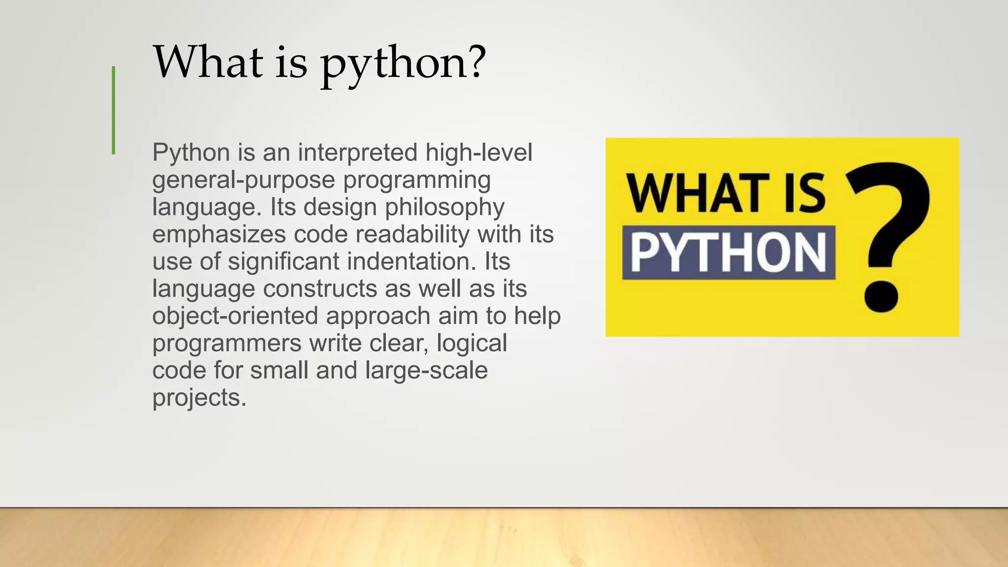 Python course in hyderabad | PPT