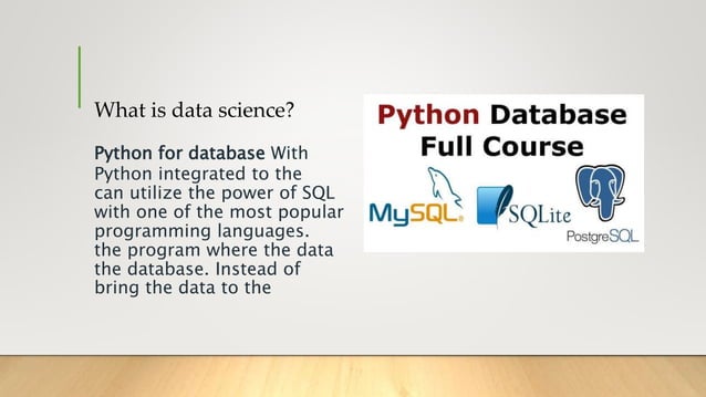 Python course in hyderabad | PPT