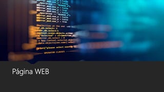 Página WEB
 