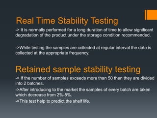 Stability Testing Of Pharmaceutical Dosage Form | PPT
