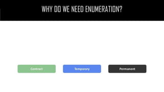 Enumeration In JAVA | PPT