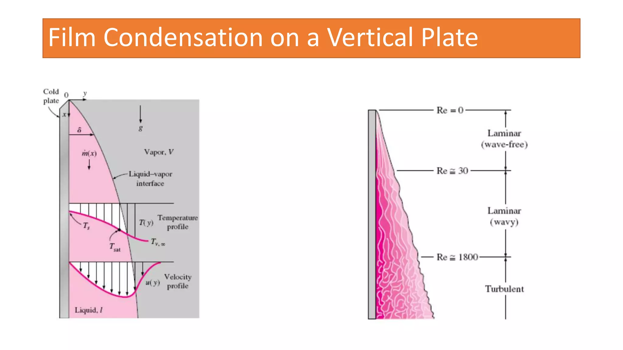 Film Condensation on a Vertical Plate
 