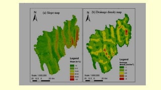 Landslide Susceptibility Map using Remote Sensing and GIS | PPTX