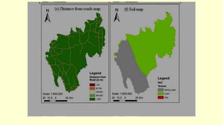 Landslide Susceptibility Map using Remote Sensing and GIS | PPTX