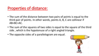COORDINATE GEOMETRY | PPTX