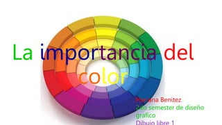 La importancia del
color
Mariana Benitez
2do semester de diseño
grafico
 