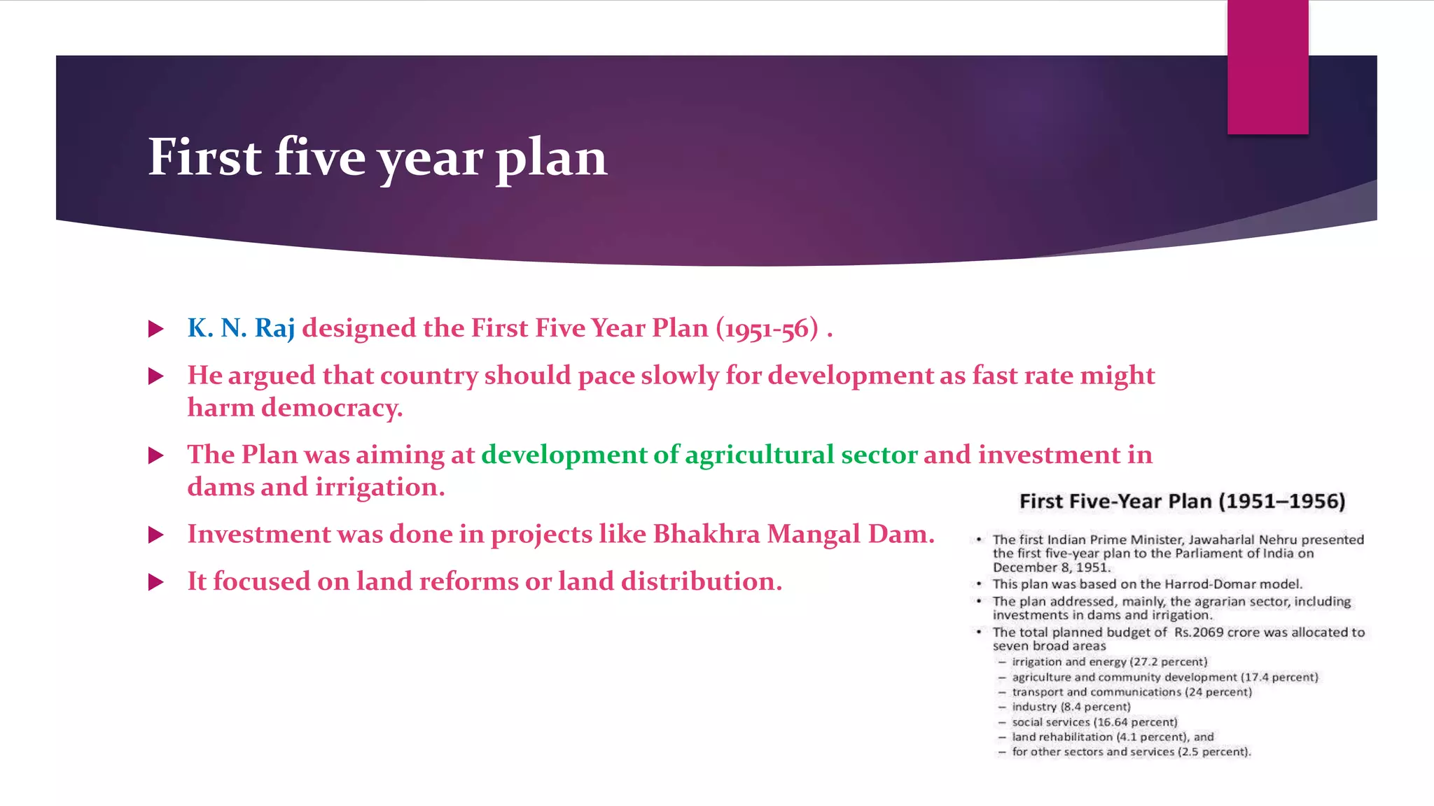 Politics of planned development | PPTX