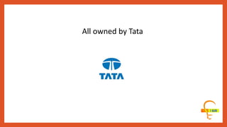 All owned by Tata
 