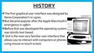 Graphical User Interface | PPT
