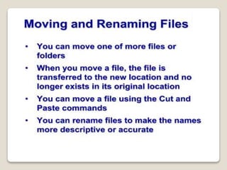 Computer basic file and folder | PPT