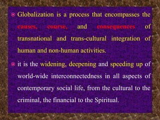 Globalization and Development | PPT