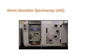 Atomic Absorption Spectroscopy (AAS)
 