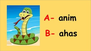A- anim
B- ahas