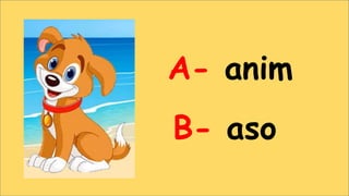 A- anim
B- aso
 