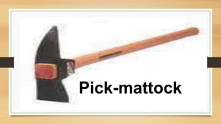 Pick-mattock
 