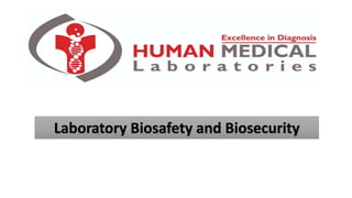 Laboratory Biosafety and Biosecurity
 
