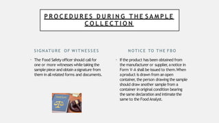 Food sampling | PPTX
