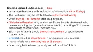 Update On Linezolid And Tedizolid Antibiotic pptx