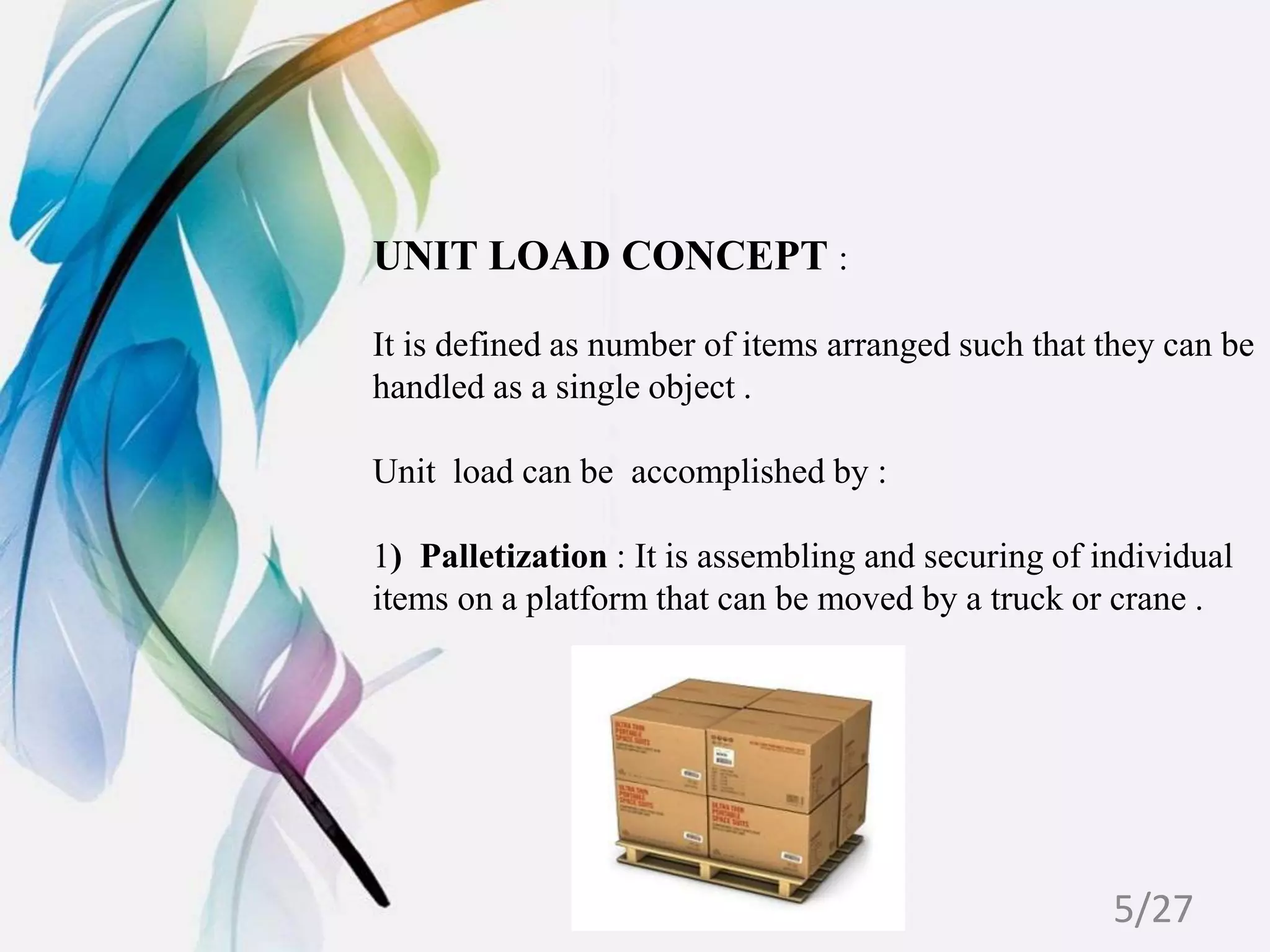 MATERIAL HANDLING AND TRANSPORTATION PPT