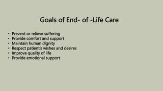 nursing foundation end of life care | PPTX