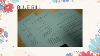 BLUE BILL
 