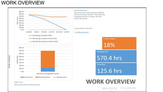 WORK OVERVIEW
 