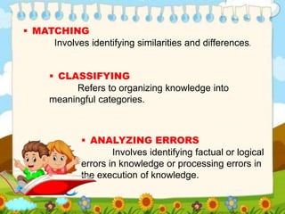 Kendall's and Marzano's New Taxonomy ppt | PPTX