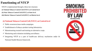 National Tobacco control programme NTCP.pptx | Illegal Drugs, Tobacco ...