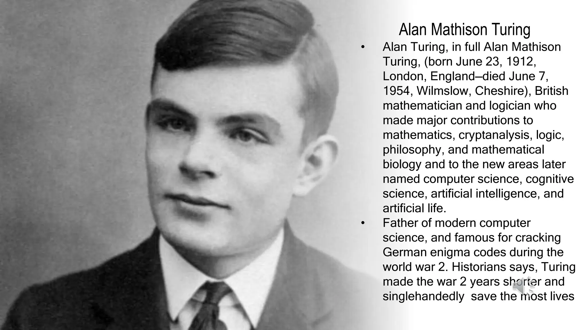 Turing revolution presentation(SCIENCE TECHNOLOGY SOCIETY) | PPTX