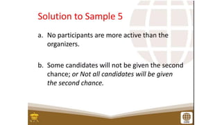 proposition and symbols - GENERAL MATHEMATICS