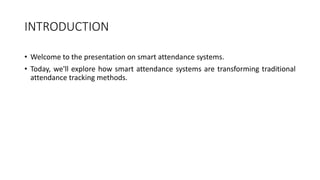 IOT based smart attendance monitoring system.pptx | Internet | Computing