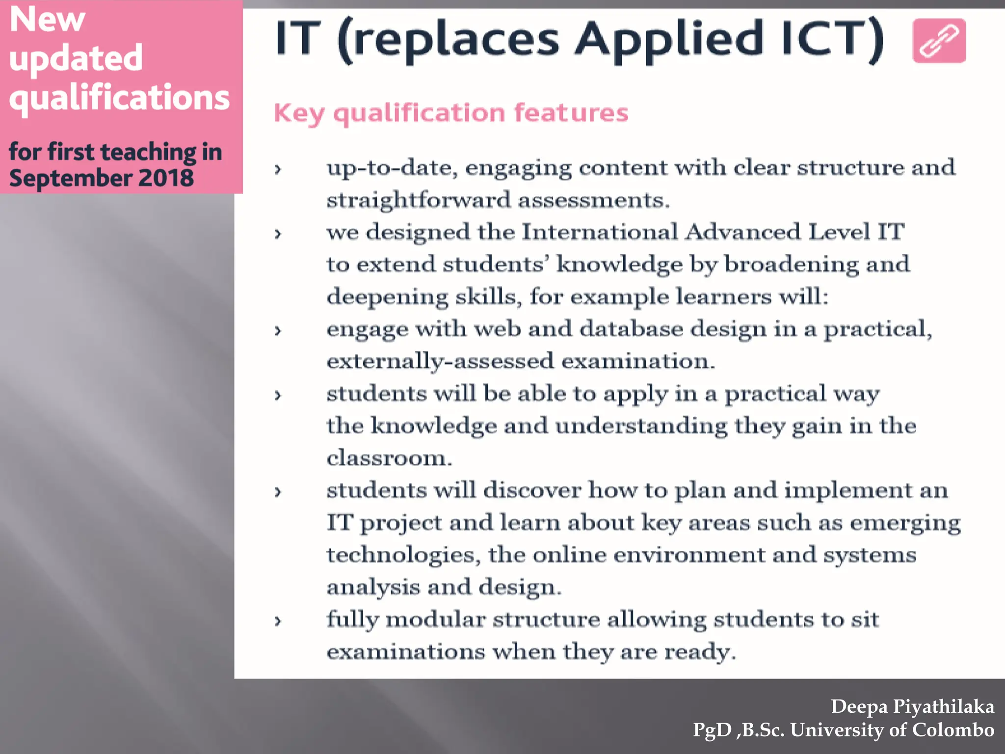 INTERNATIONAL ADVANCED LEVEL INFORMATION TECHNOLOGY | PDF