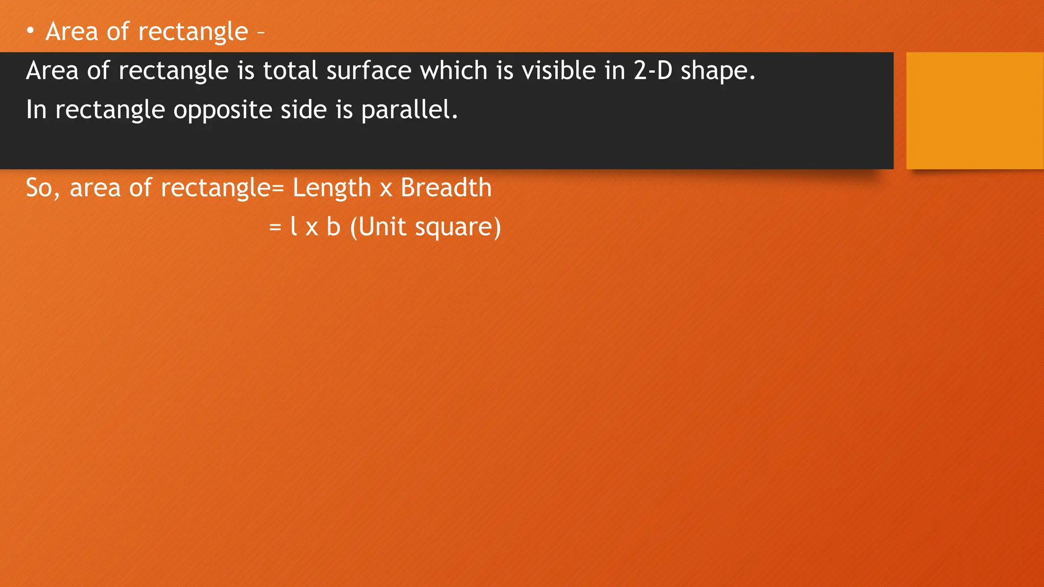 perimeter and area of 2D structure and there formulas | PPT