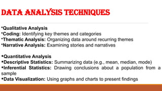 DATA ANALYSIS IN ACTION RESEARCH (Research Methodology) | PPTX