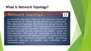 Presentation on" Network Topology"...... | PPT