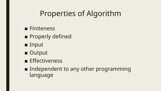 Pedagogy of computer science -presentation on algorithm and flowchart ...