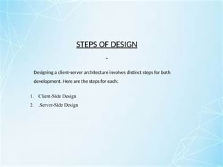 Presentation on topic software design and architecture | PPTX