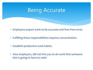 Building effective work and habits for success | PDF