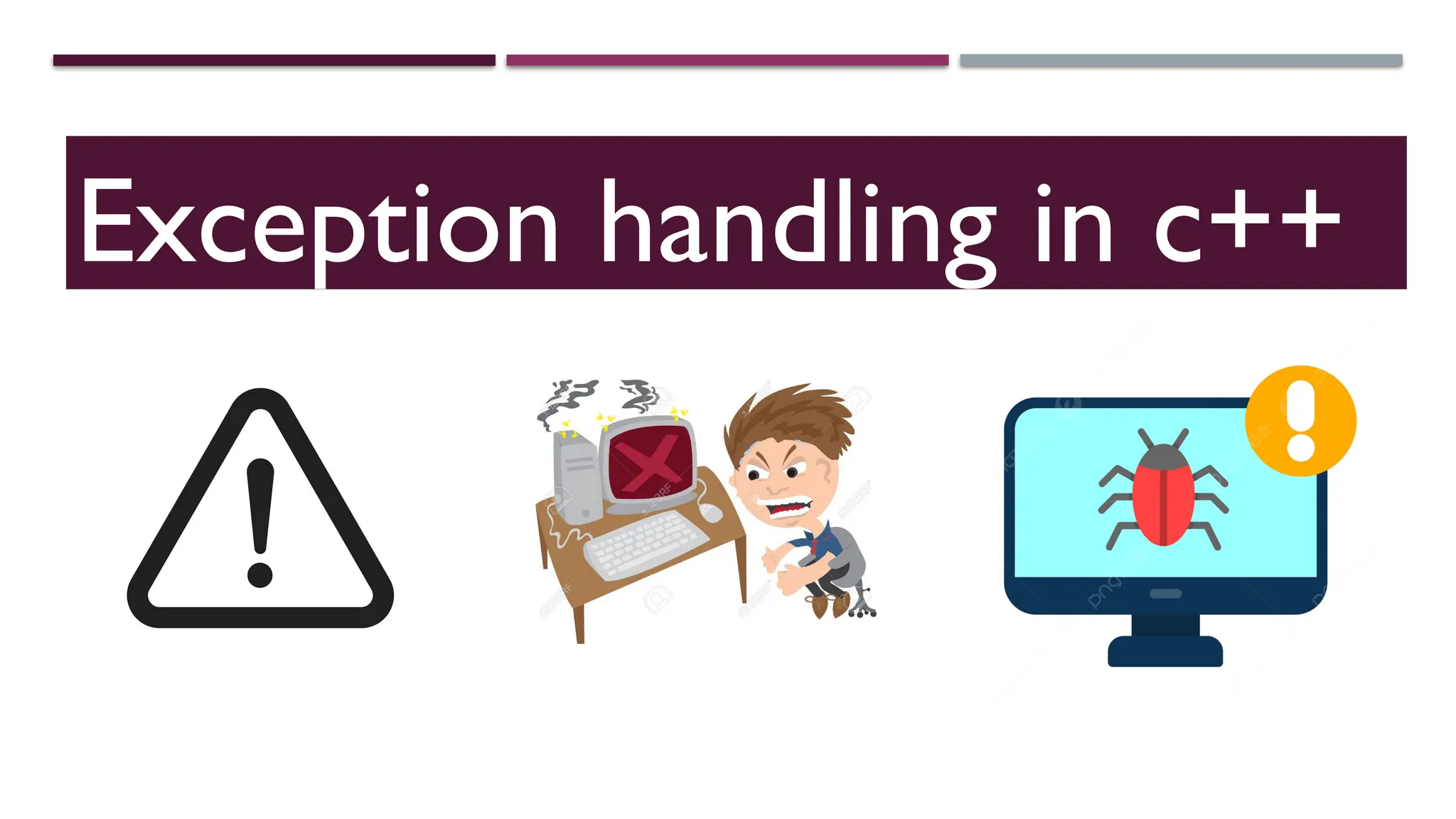 Exception handling in c++ 