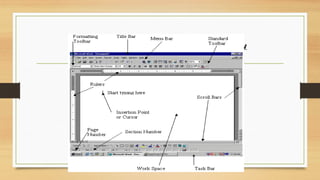 Introduction to parts of a word window
 