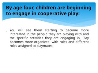 Importance of Play in prompting health child development | PPTX