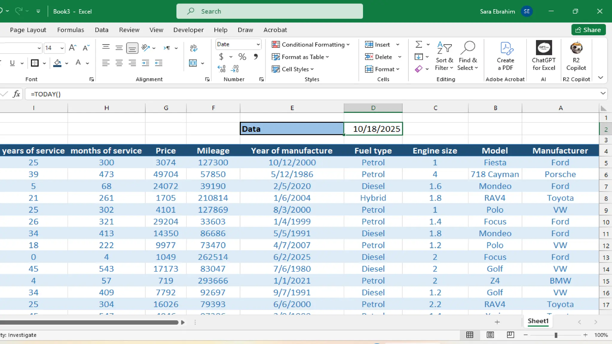 "Data Analysis Dashboard in Excel & Power BI