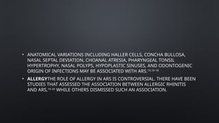 Rhinits allergic infection and professional nasal fruncle and emergency ...
