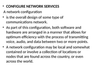 CONPUTER NETWORK SERVISE ............... | PPTX