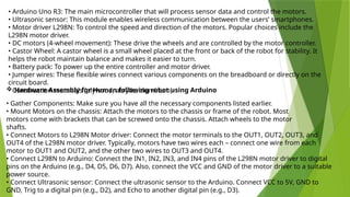 Arduino R3 Sensor Basic Project ARDUINO UNO HUMAN FOLLOWING ROBOT . | PPTX