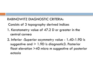 Posterior Float Topography and tomography in ophthalmology | PPTX