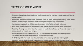 Waste Contamination Health Risks Example Comprehensive Solid Waste Management: Challenges, Types, and ...
