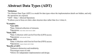 Comprehensive Introduction to Data Structures and Algorithm Design ...