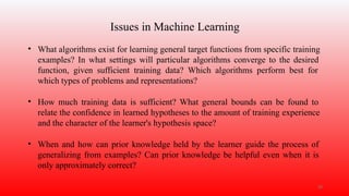 MACHINE LEARNING CONCEPT AND AGENT ARCHI | PPTX